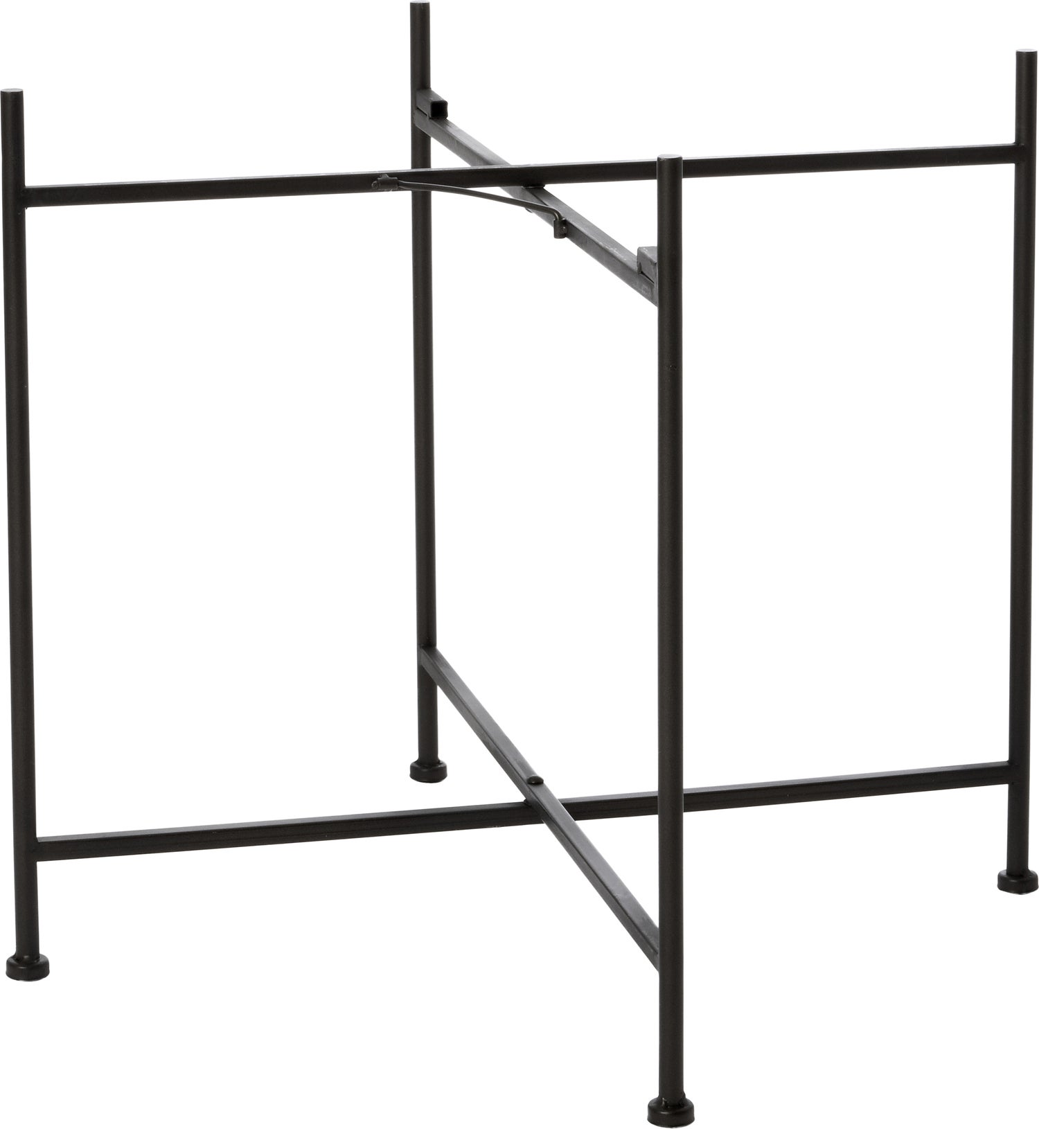 Intratuin bijzettafel Kuni zwart D 51 x H 45 cm