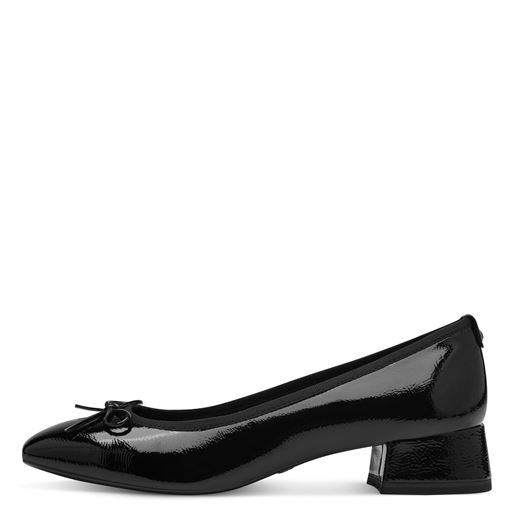 Tamaris Højhælede Ballerinasko, Black, 38