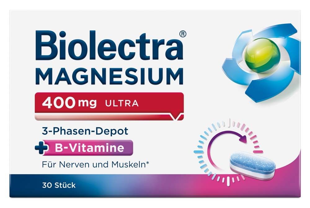 Biolectra® Magnesium 400 mg ultra 3-Phasen-Depot