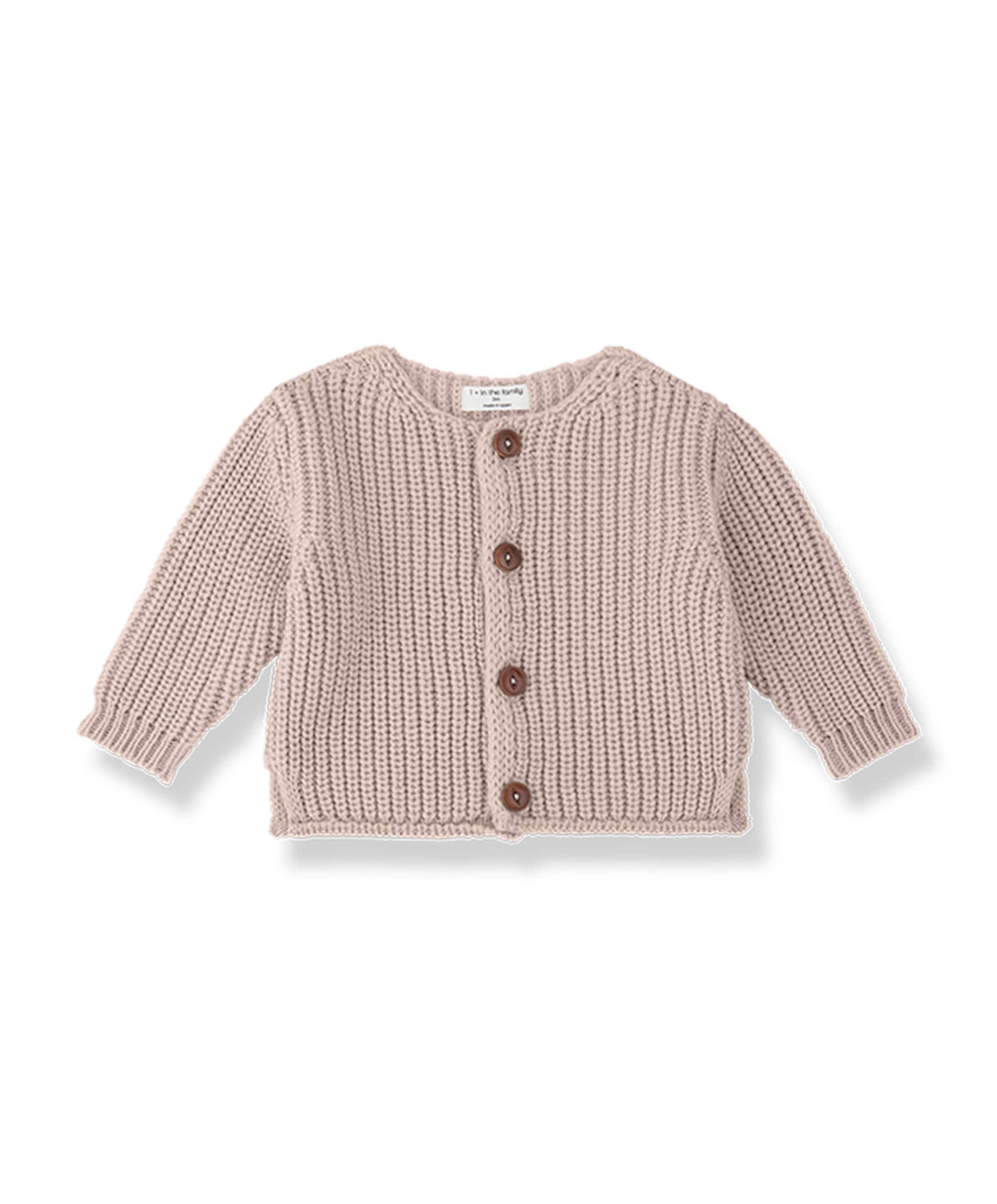 One More in the family Meisjes vest roze