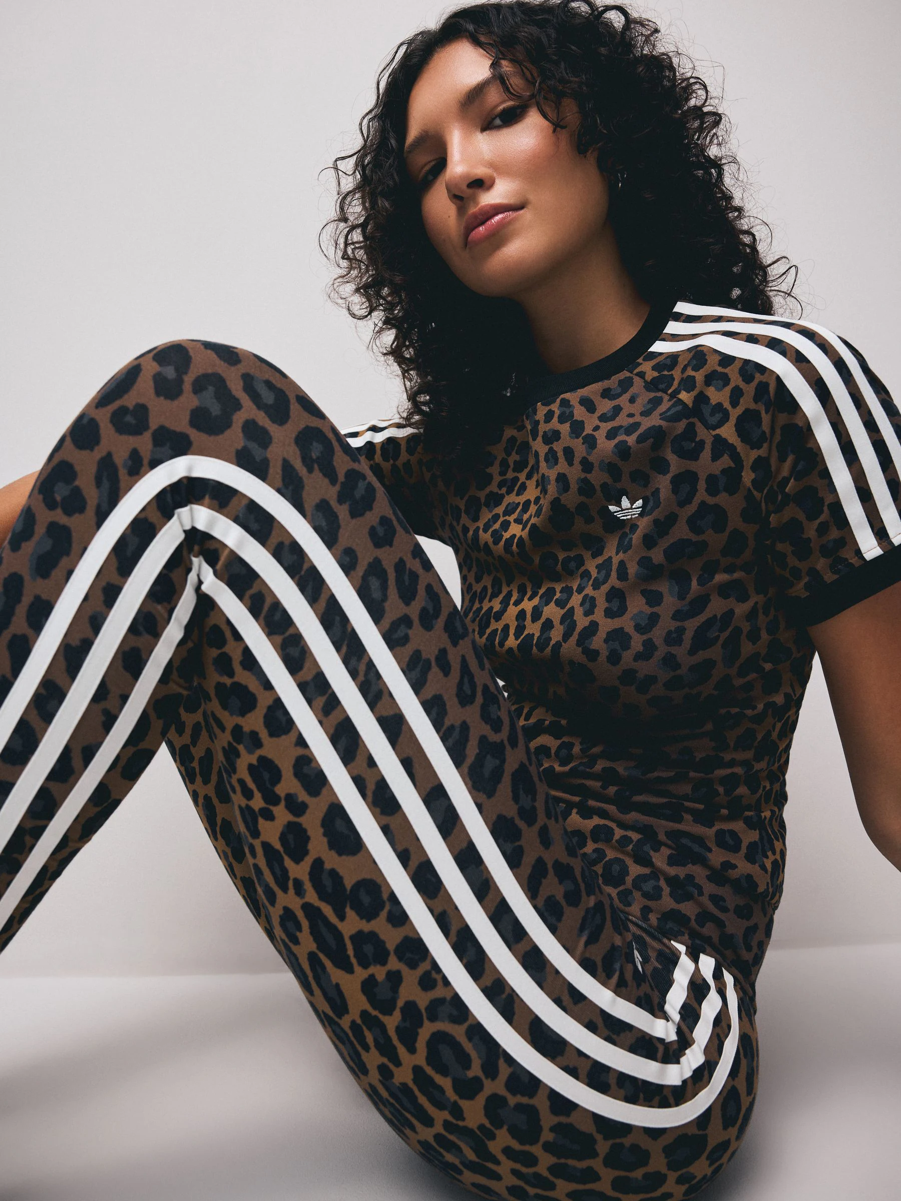adidas Originals Leopard 3-Stripes Leggings