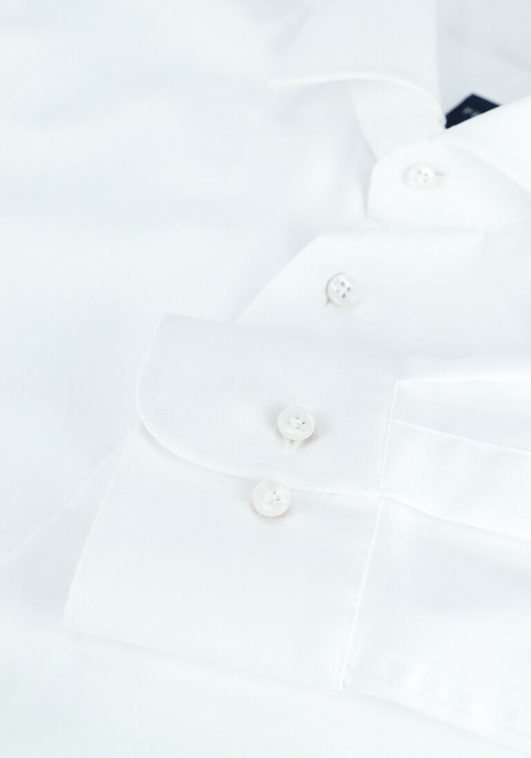PROFUOMO witte profuomo casual overhemd japanese knitted