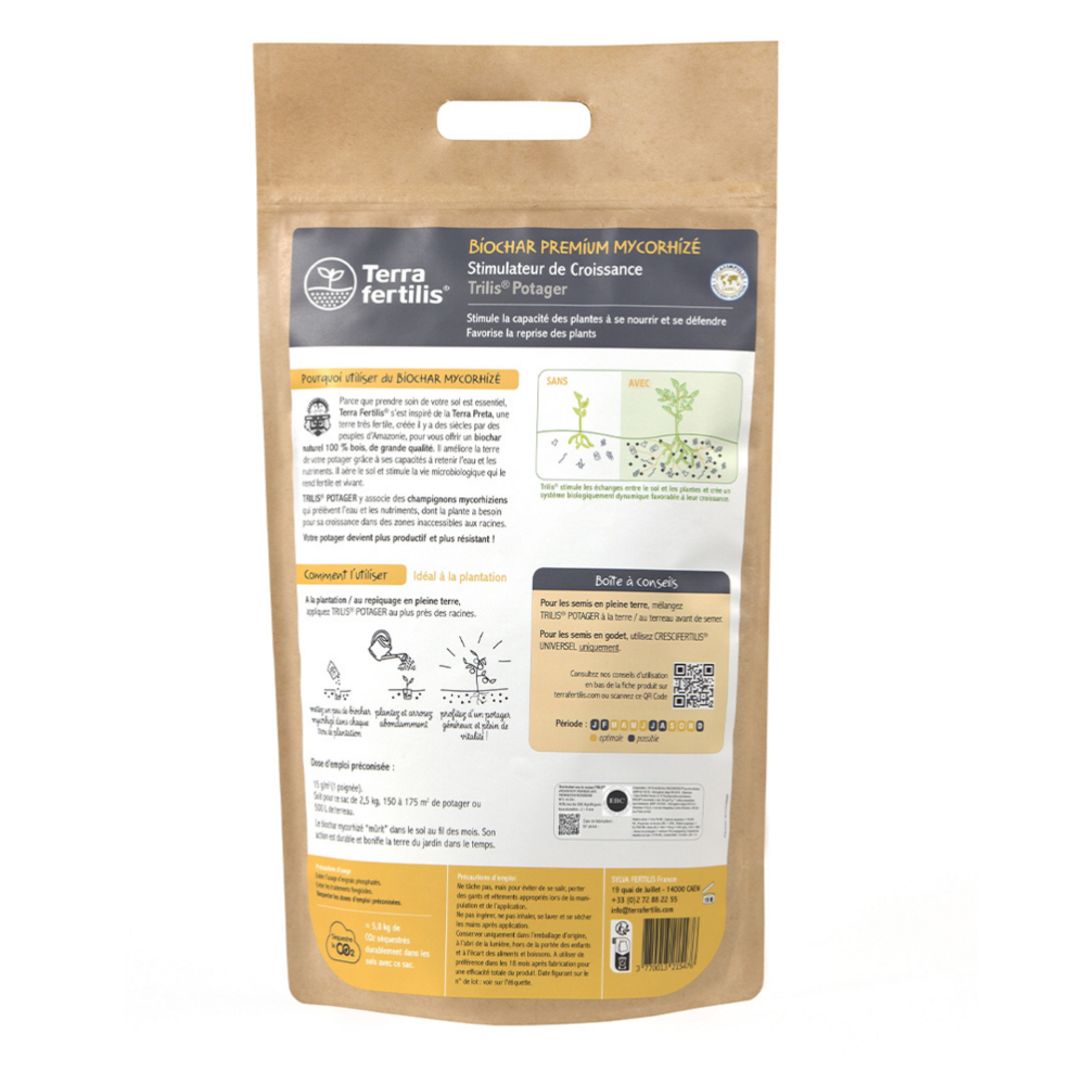 Fertilisant potager à base de mycorhizes - 2,5 kg