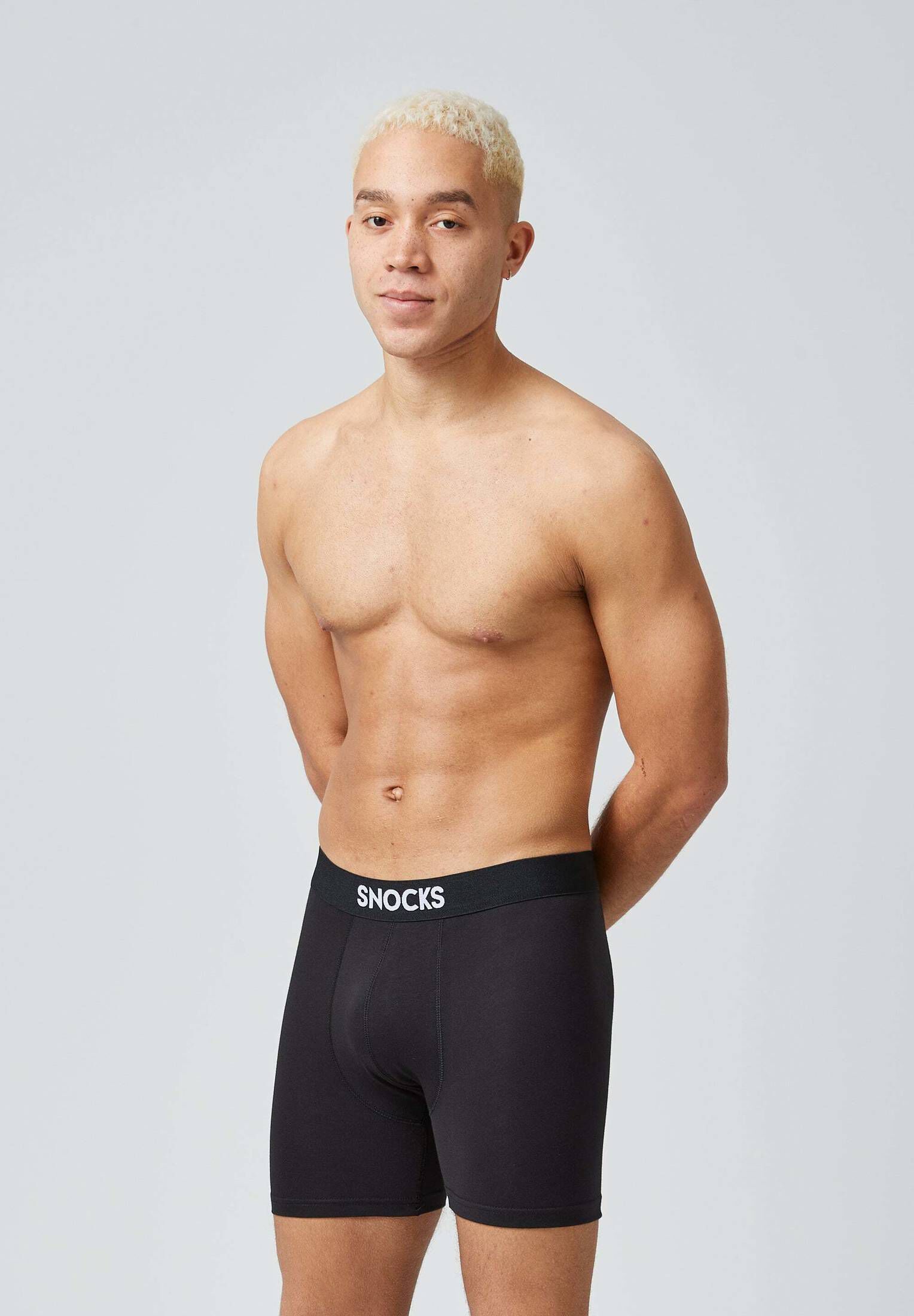 SNOCKS| Herren Boxershorts mit längerem Bein