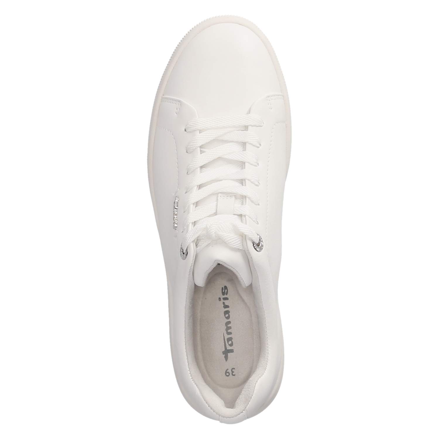 Tamaris Low Sneaker - white leather