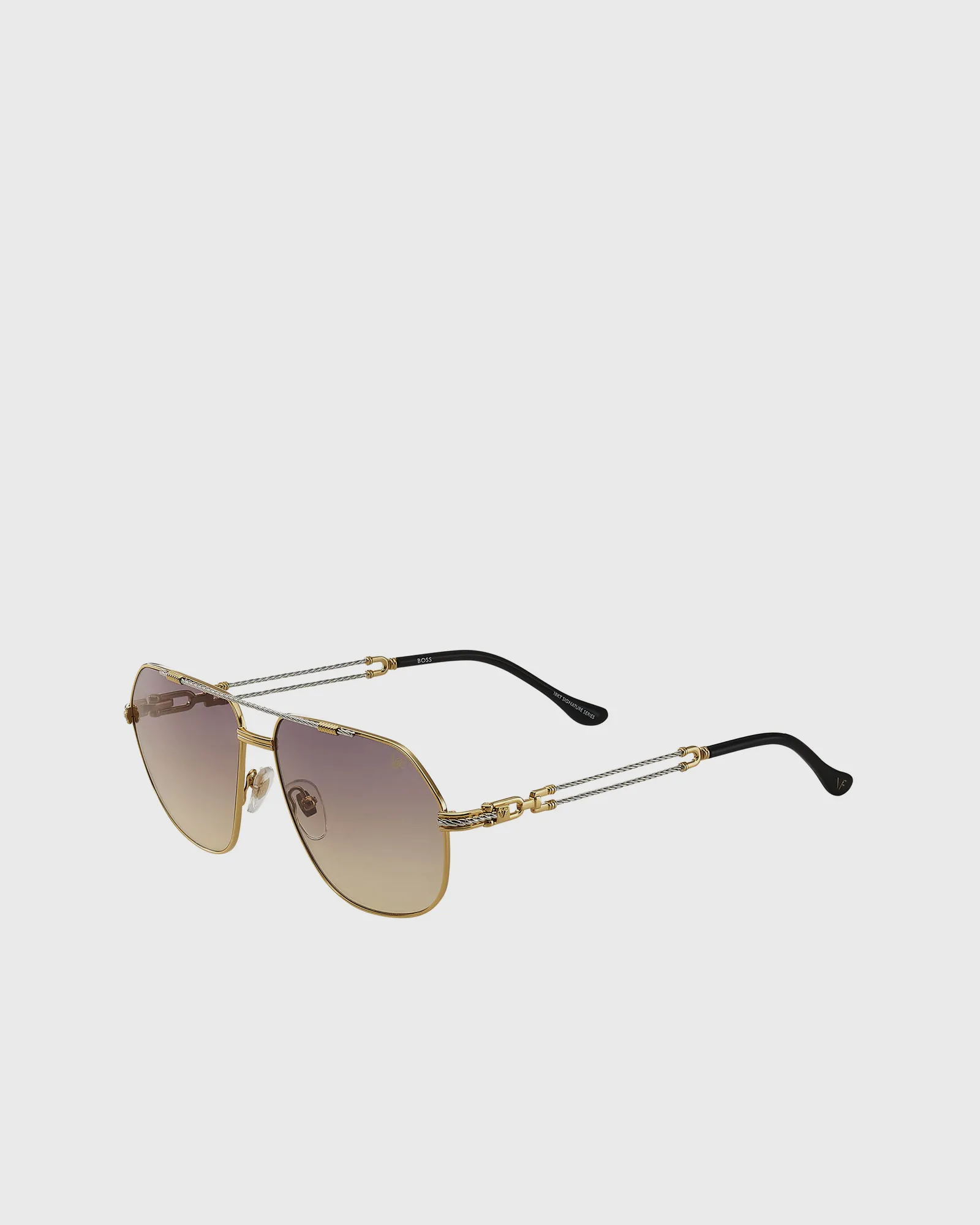 Vintage Frames Boss Double Rope Edition 18kt Two-Tone Gold