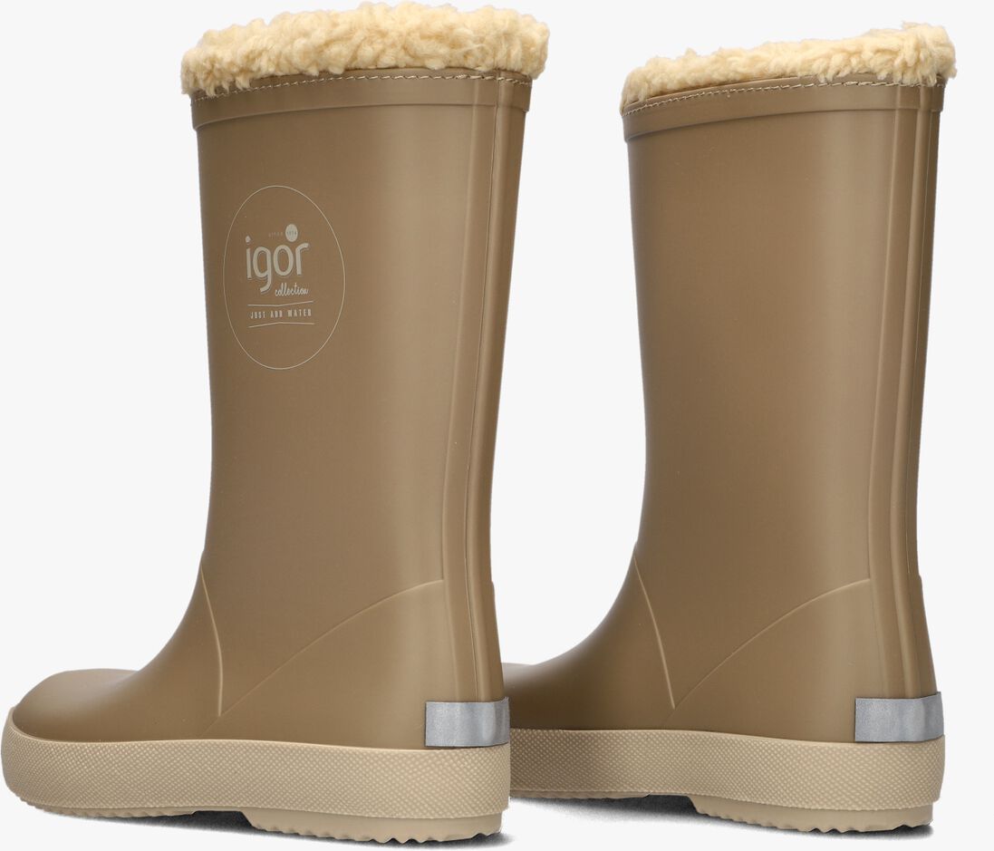 IGOR beige igor regenlaarzen splash dk borreguito