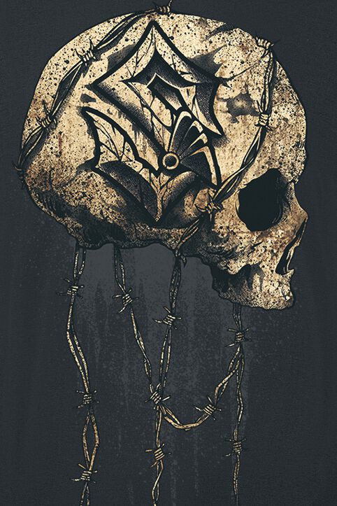 Barbed Wire Skull | Sabaton T-shirt manches longues