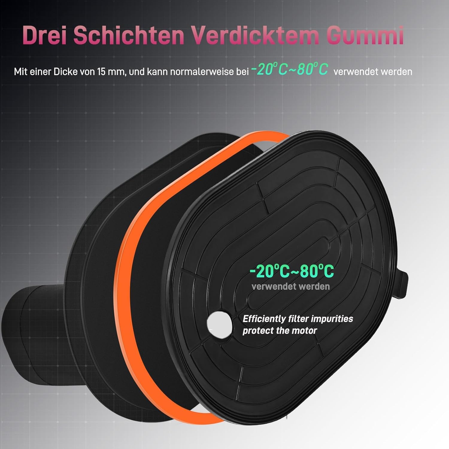 DURDUR 2 Pack 300KG Akku Vakuum Saugheber,9.4 Zoll Akku Saugheber für Fliesen,Elektrischer Saugheber Fliesenheber Mit Auto-Nachsauge-Funktion[2 Motoren 2 * 2000 mAh Akku]