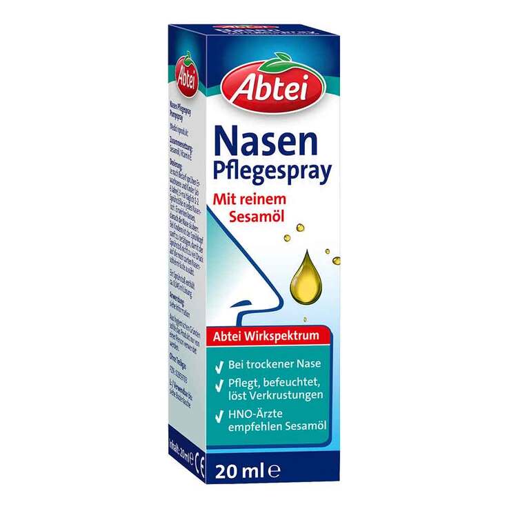 Abtei Nasenpflegeöl Nasenspray, 20 ml