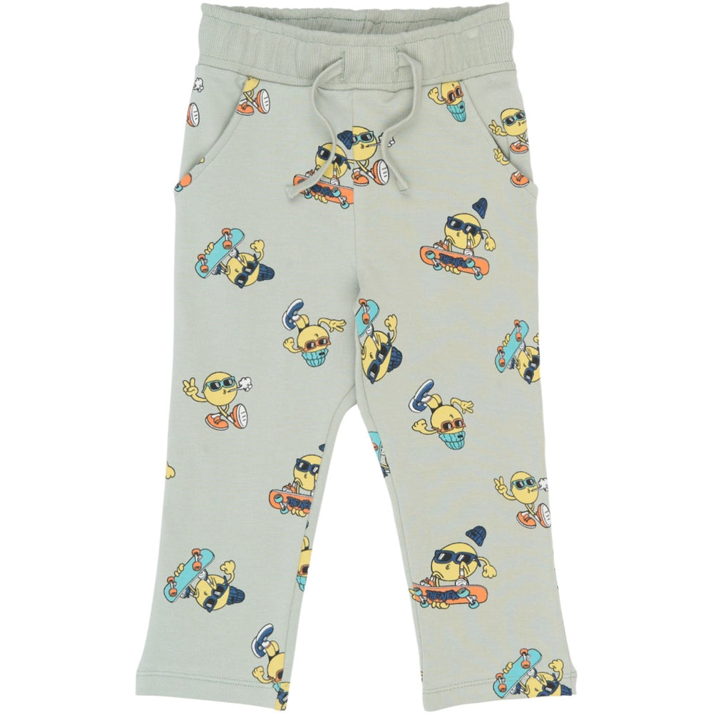 Køb THE NEW Siblings Aqua Gray Aop Tnstsantiago Sweatpants