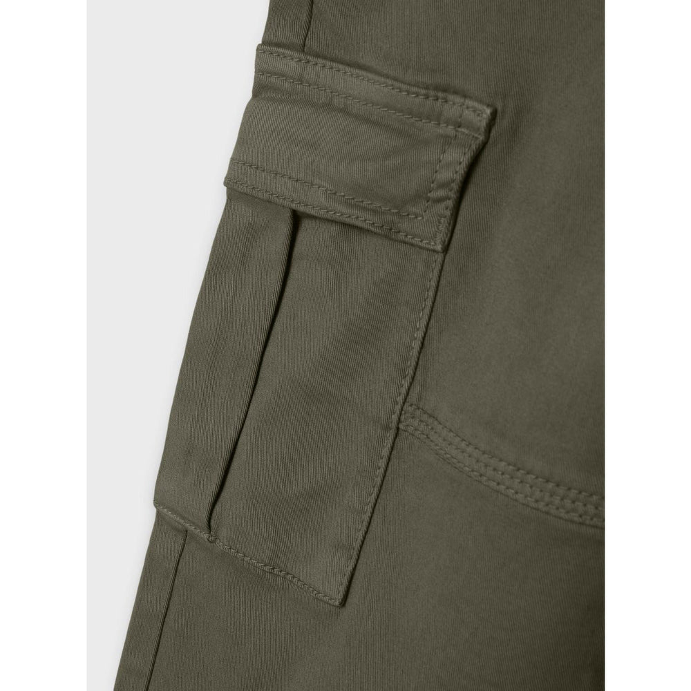 Køb Name It Olive Night Ryan Twill Cargo Bukser Noos