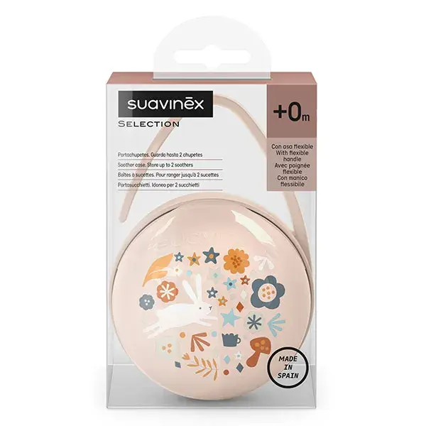 Suavinex, Wonderland, Porte sucette Duo - Wonderland Rose