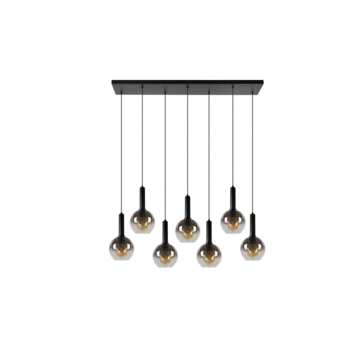 Lucide hanglamp Marius 7x40W zwart