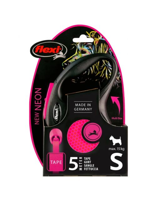 Flexi Rollijn New Neon Tape S 5 m - Hondenriem