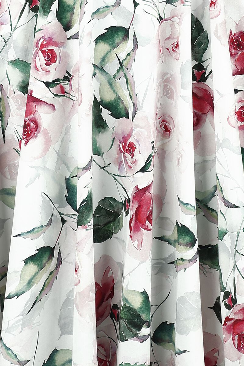 Summer Floral Swing Dress | H&R London Robe mi-longue