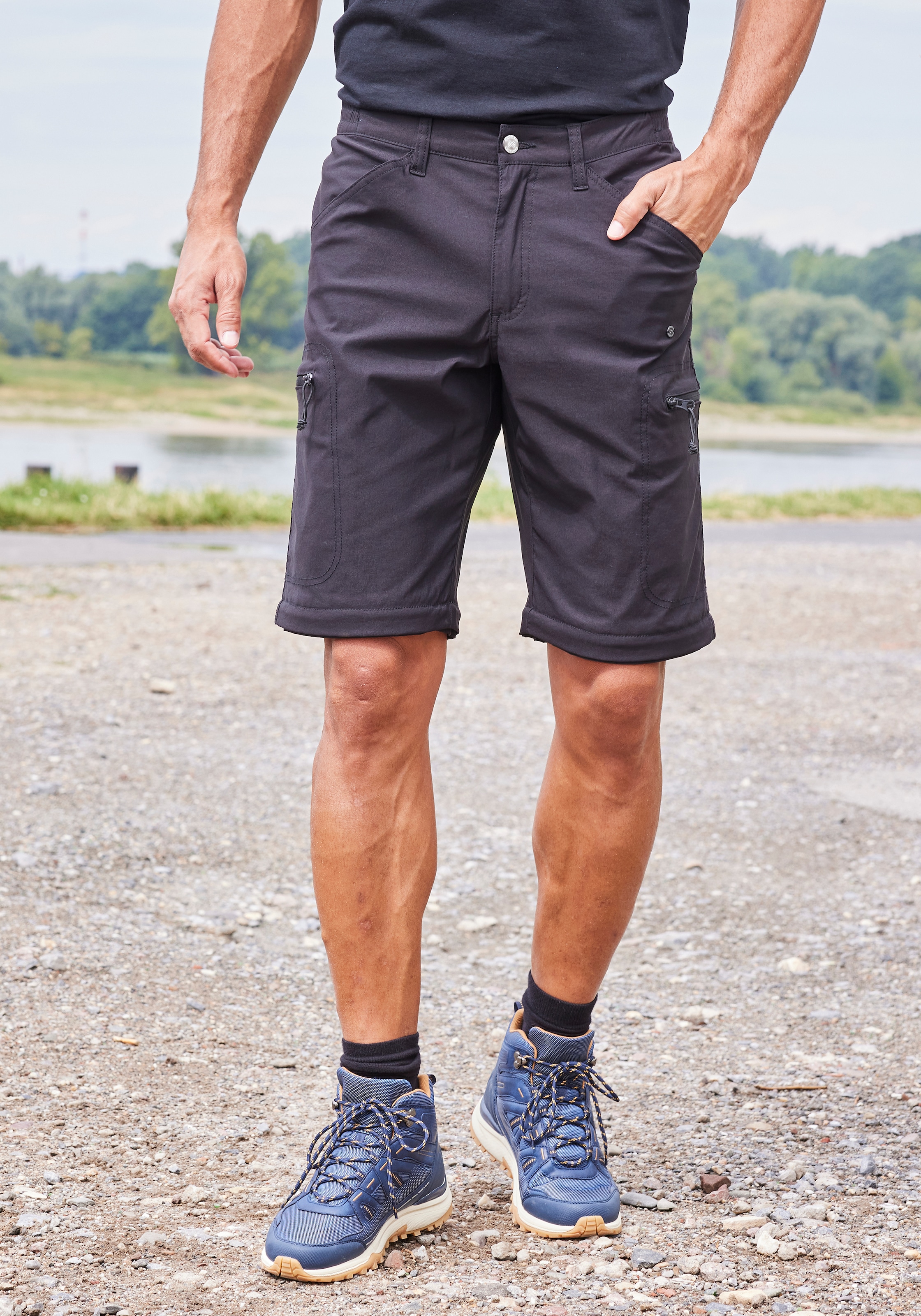 John Devin Trekkinghose  Wanderhose mit Zipp- Off Beinen