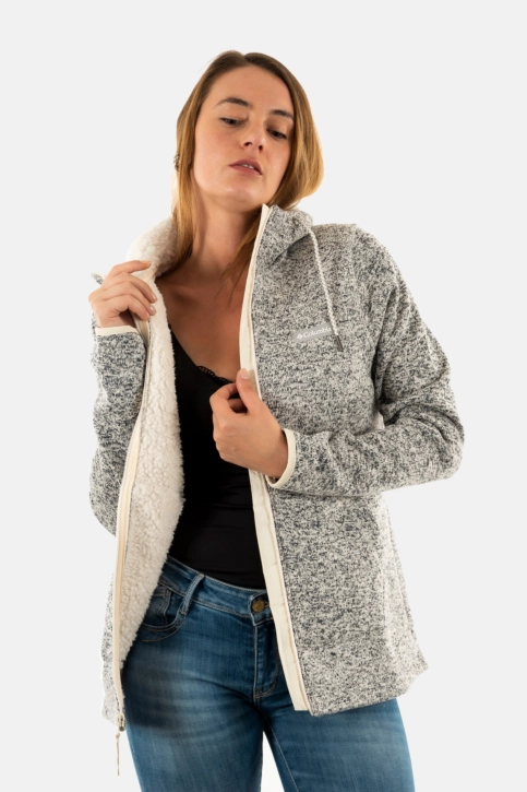 Gilets cardigans columbia 2085693 191 chalk heather