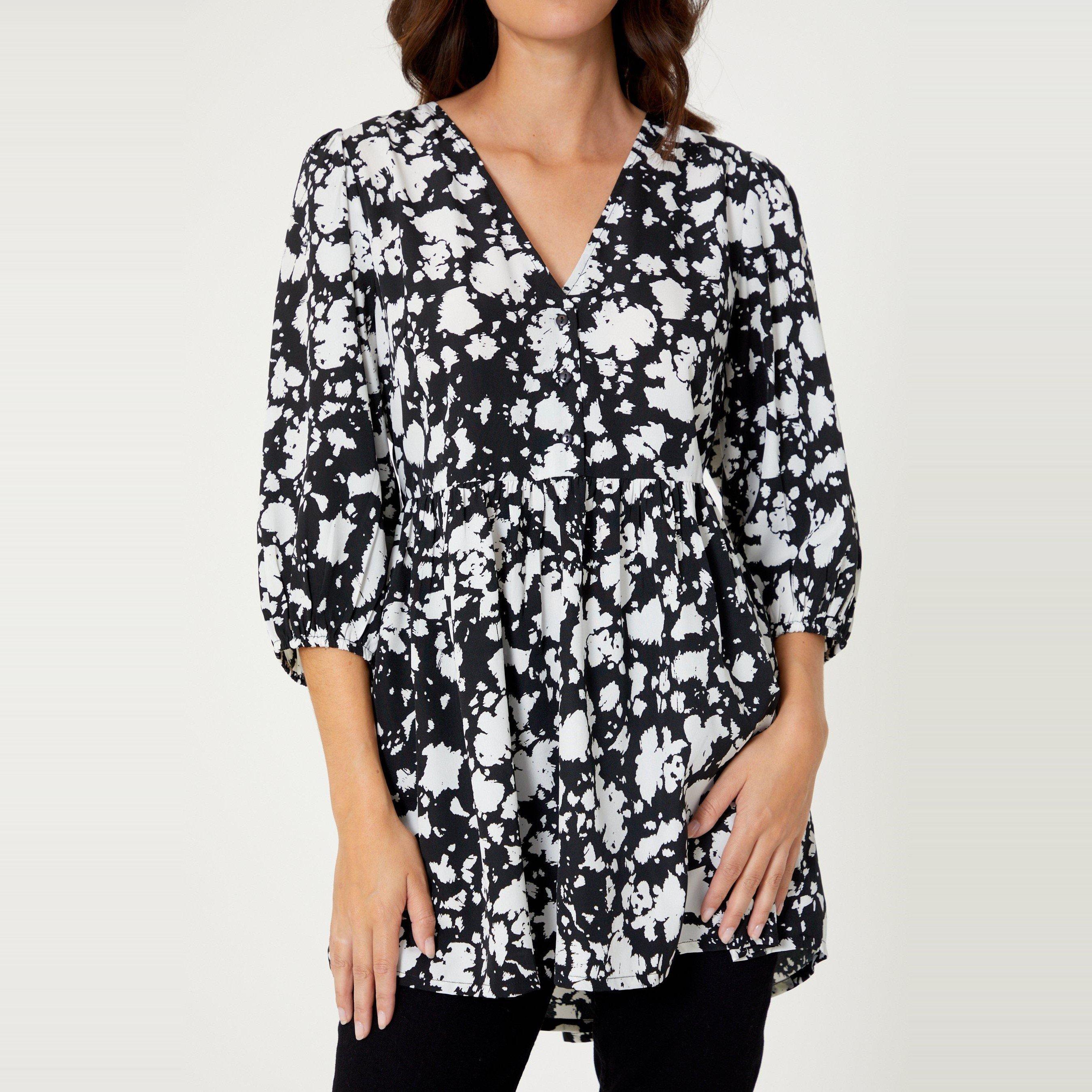 Be You Studio Mono V Neck Tunic