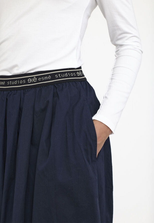 esmé studios ESCalla Midi Skirt Dark sapphire