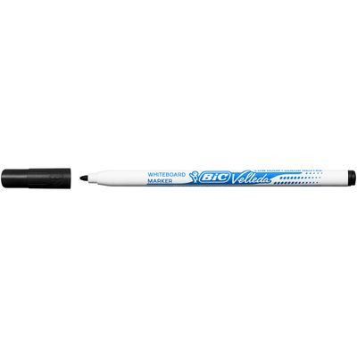 BIC VELLEDA 1721 - Pack de 2 marqueurs effaçables - pointe fine - noir