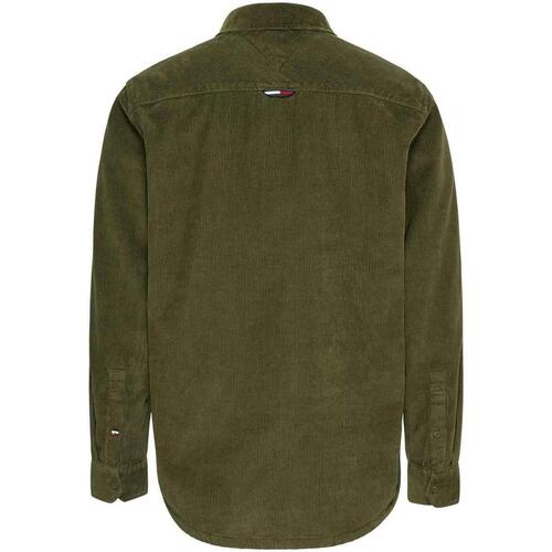 Tommy Jeans - TJM RLX CORDUROY SHIRT Verde