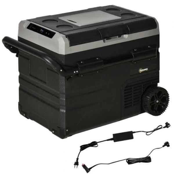 Outsunny Frigorífico e Congelador de Compressor Portátil 60L CC 12V/24V até -20°C - C00-034V93