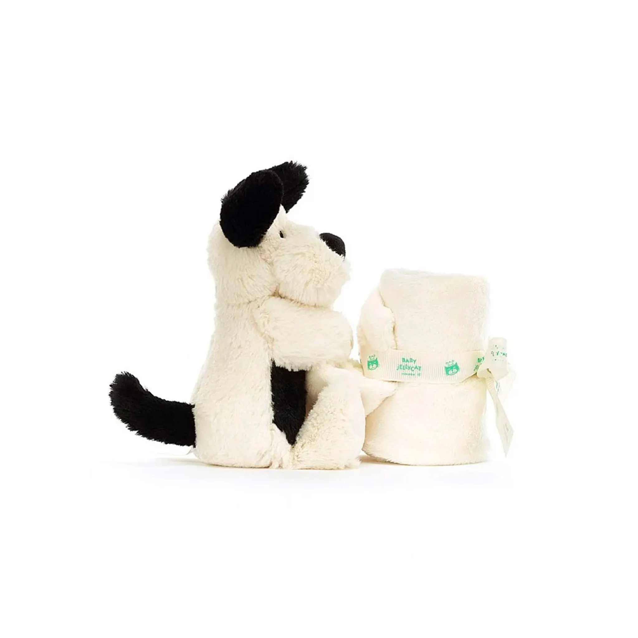 Jellycat Doudou Éveil Chiot Noir & Crème