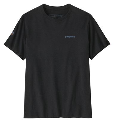 T-Shirt Unisexe Patagonia Fitz Roy Icon Responsibili-Tee Noir
