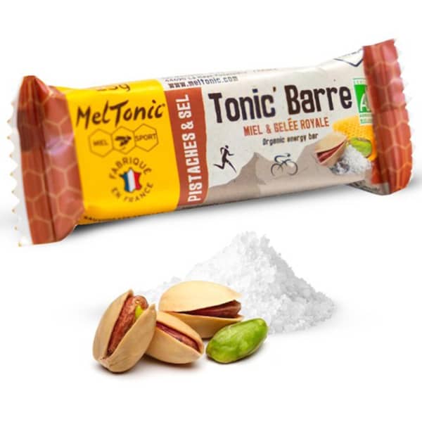 Barres énergétiques MELTONIC TONIC BARRE BIO PISTACHES & FLEUR DE SEL ETUI X4