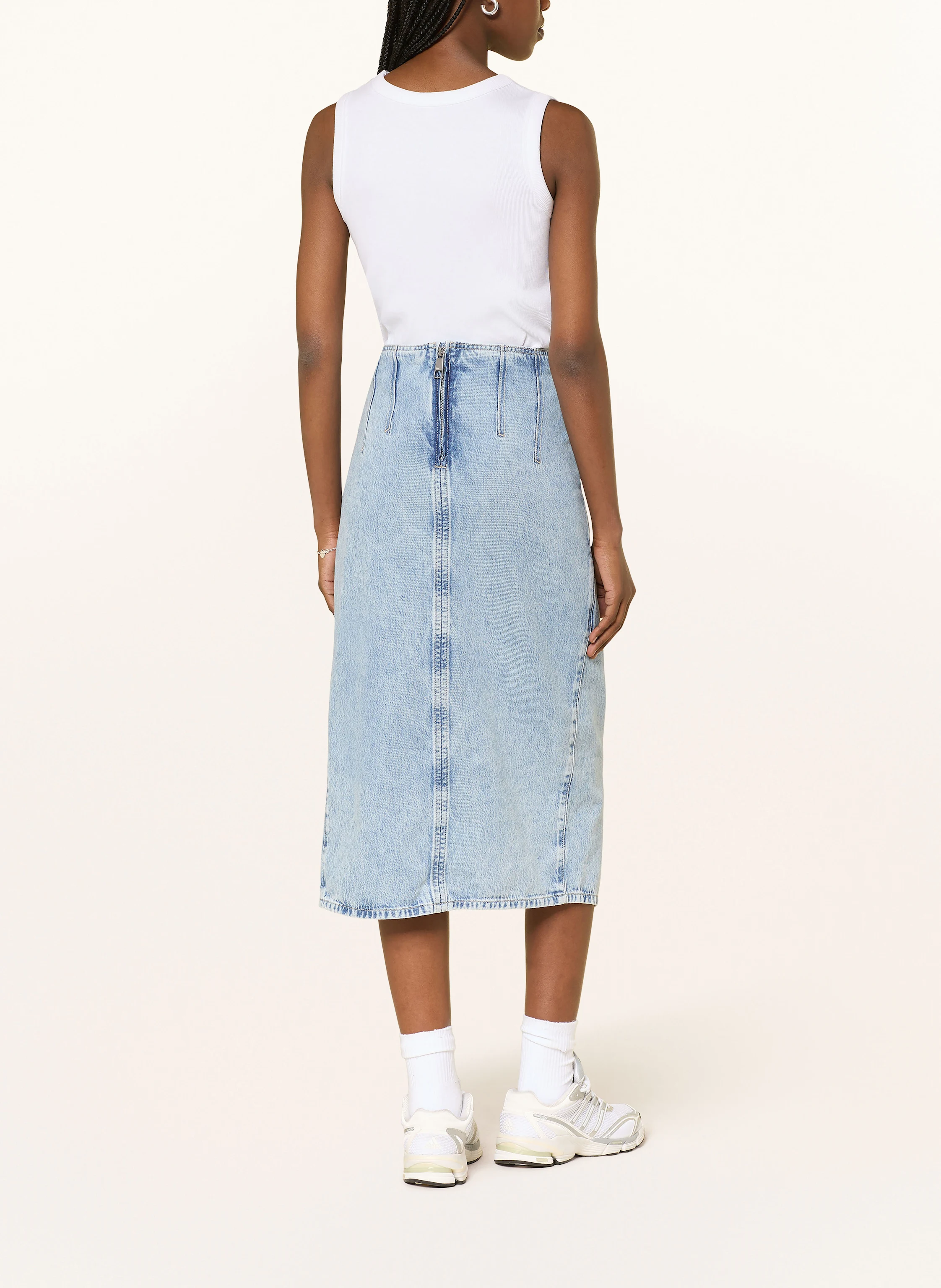BOSS Jeansrock in Wickeloptik C PLEATED