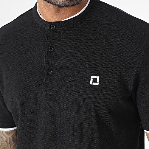 Polo Manches Courtes Alvin Noir