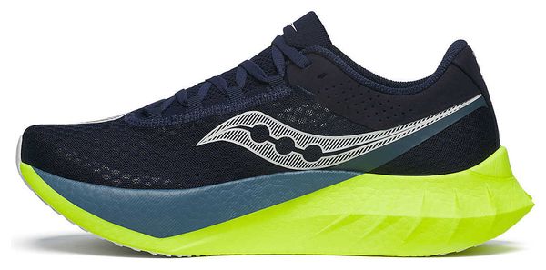 Chaussures Running Saucony Endorphin Pro 4 Bleu/Jaune Homme