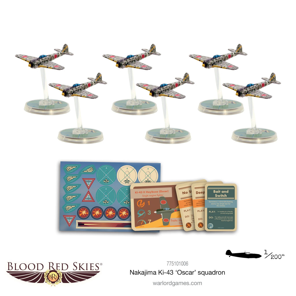 Blood Red Skies - Nakajima Ki-43 II Hayabusa 'Oscar' Squadron