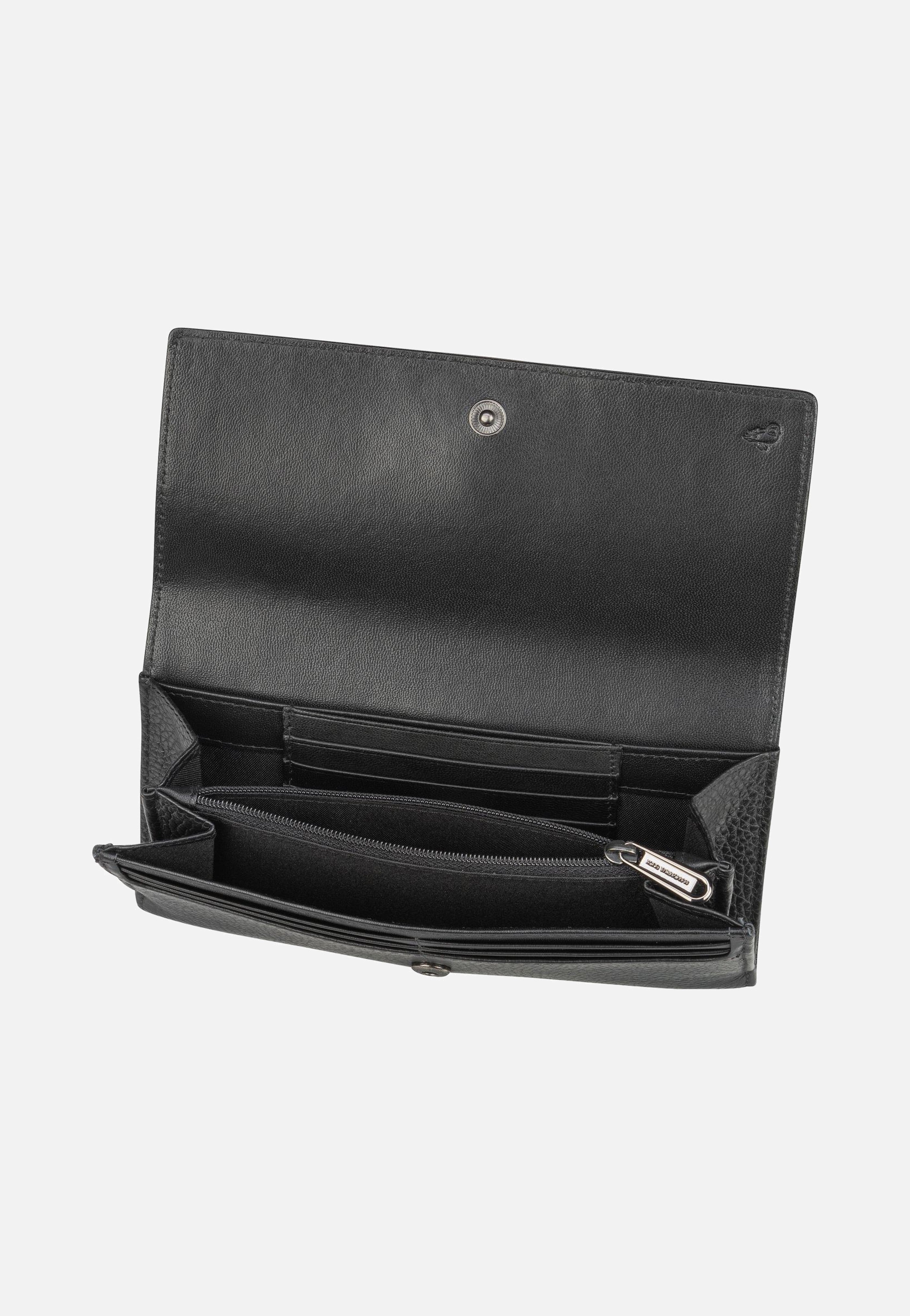 Mellow Leather FZP63 Nero - Portemonnaie