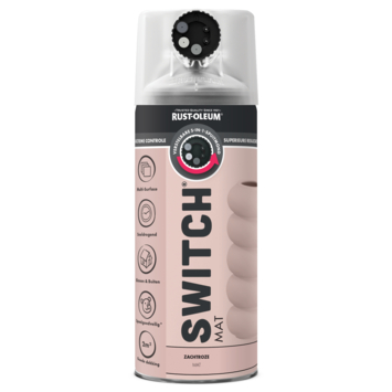 Rust-Oleum Switch spuitlak mat zachtroze 400 ml