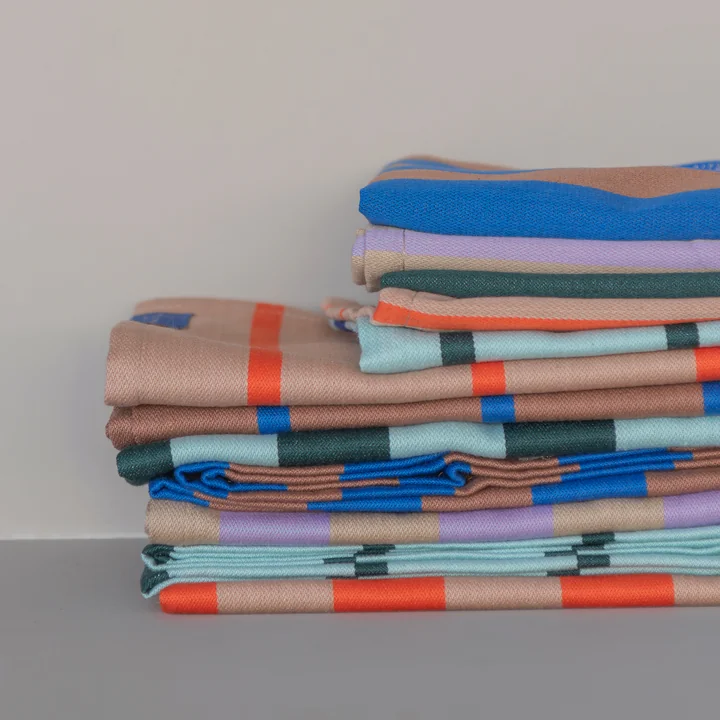 Mette Ditmer - Stripes Küchenhandtuch, blush (2er-Set)
