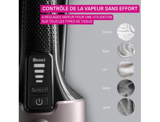 CALOR - Défroisseur vapeur DT8765C0 Pure Force 3en1