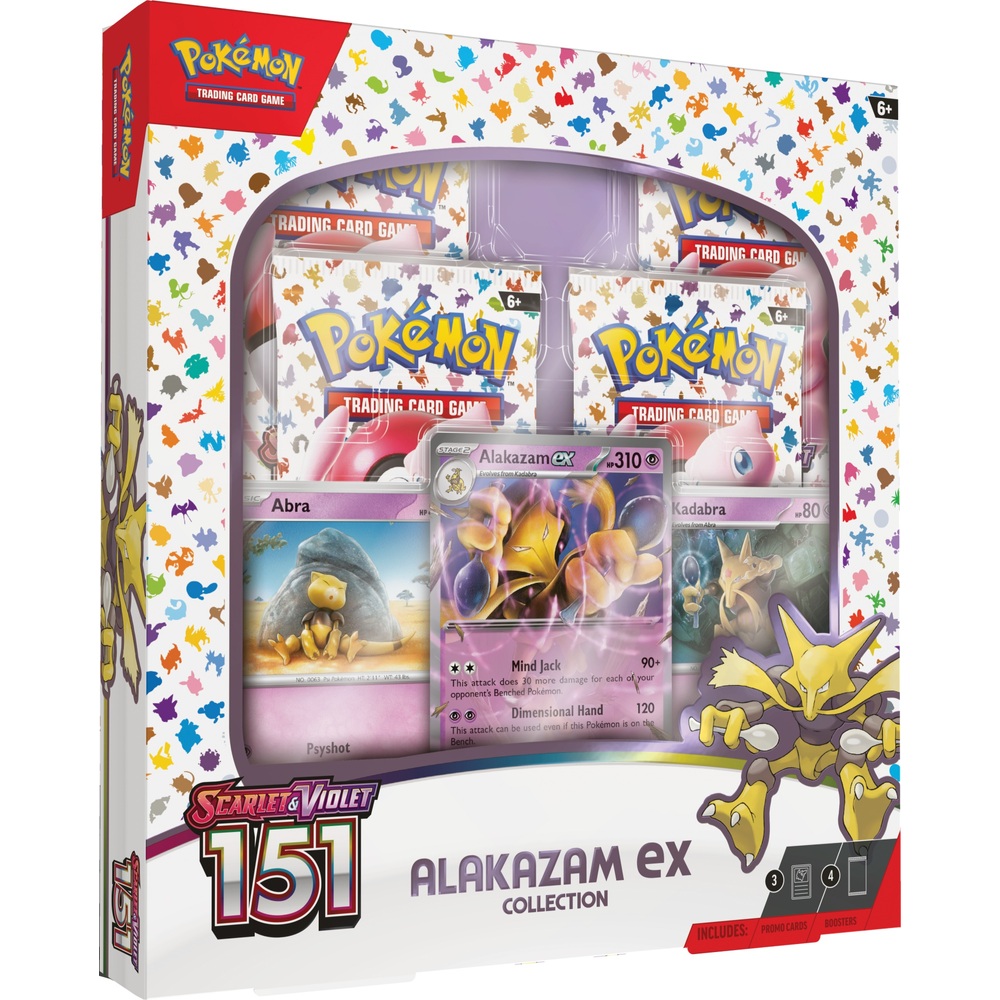 Pokémon-Sammelkartenspiel: Scarlet & Violet 3.5: 151 Alakazam ex Kollektion
