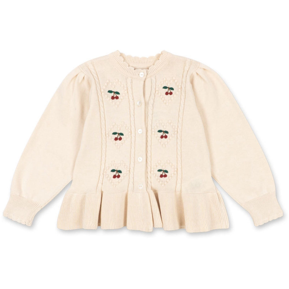 Køb Konges Sløjd Pearled Ivory Soleil Cardigan Gots
