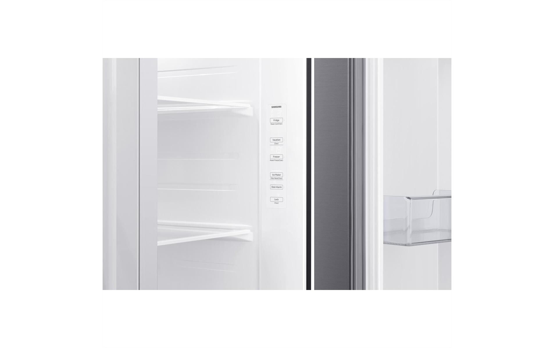 Foodcenter RS65DG5403S9WS Silber matt<br>Side by Side Kühl- und Gefrierteil