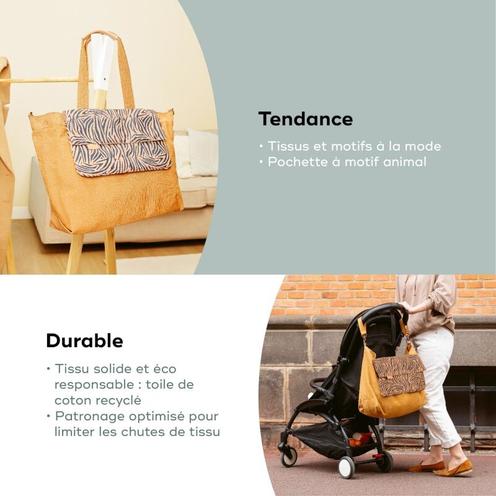 Sac à langer Tote bag - Caramel 