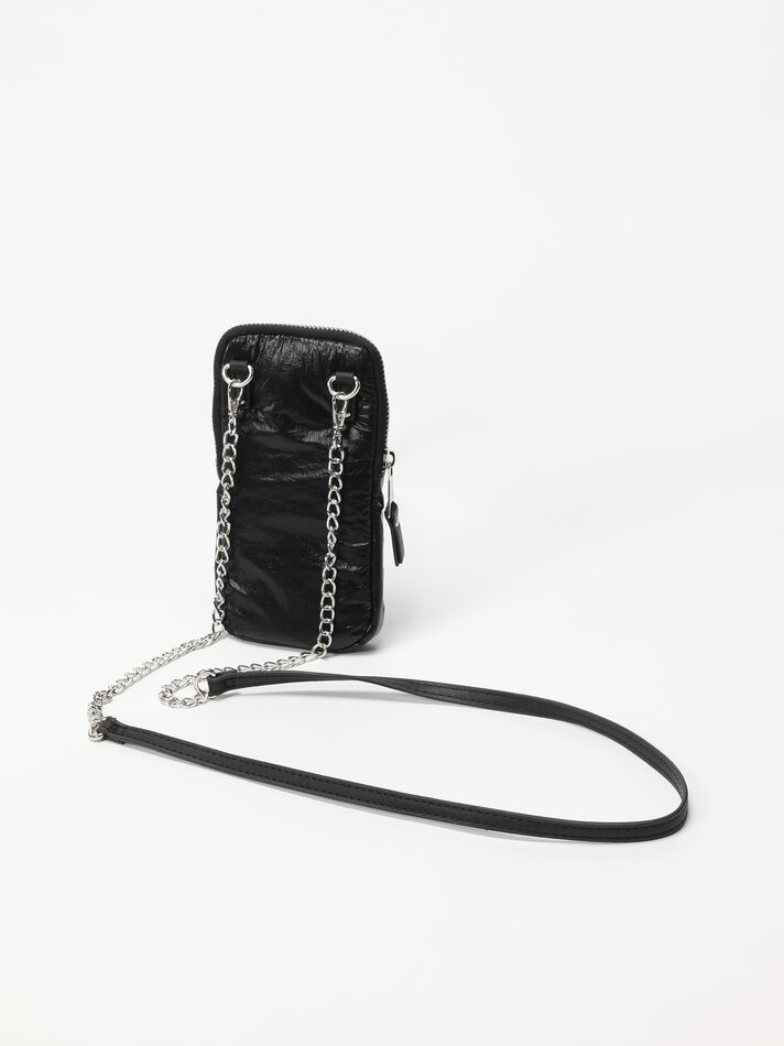 Capa acolchoada para celular - Preta