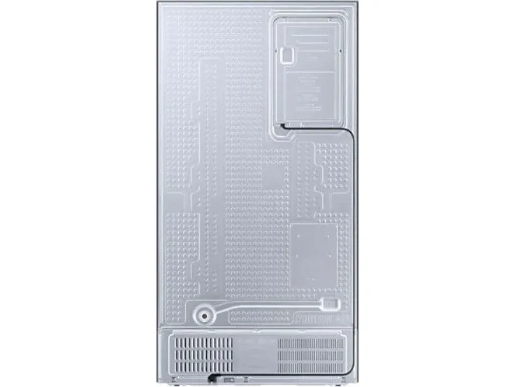 Samsung Family Hub RS6HA8891B1 - Køleskab/fryser - side-by-side med vanddispenser, isdispenser - Wi-Fi - bredde: 91.2 cm - dybde: 71.6 cm - højde: 178 cm - 614 liter - Klasse E - premium sort stål/sort