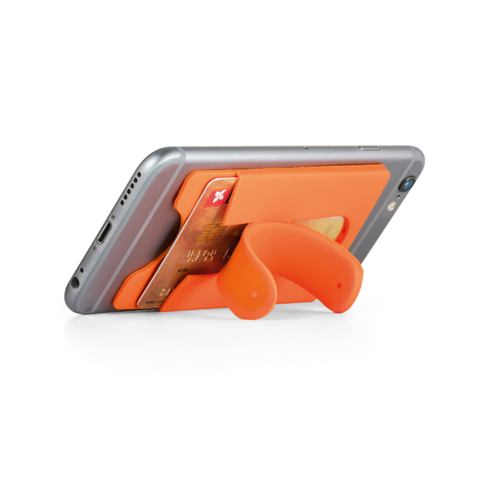 hi!dea 93321 - Porte-cartes et porte-smartphone en silicone