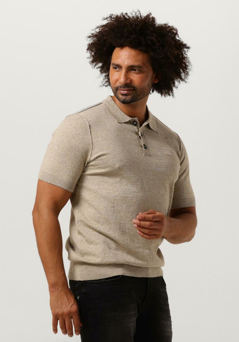 BUTCHER OF BLUE beige butcher of blue polo lt clifden polo