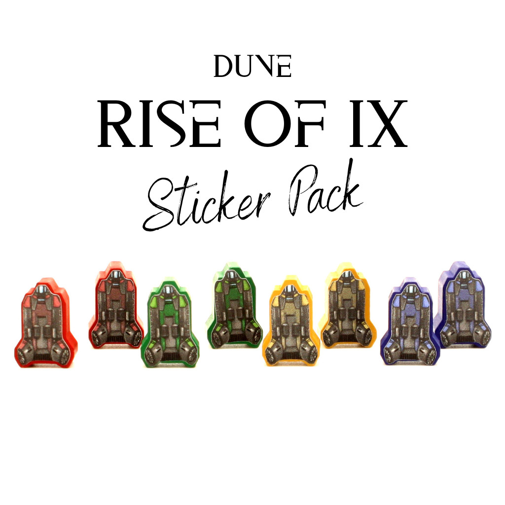 Dune : Imperium - L'Avènement d'Ix - Set d'autocollants