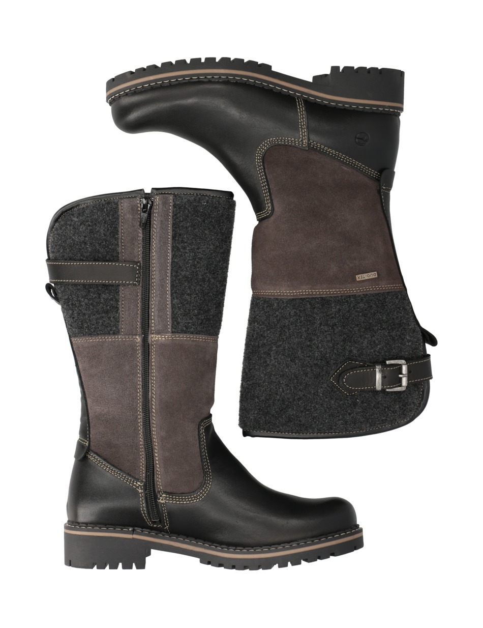 Lederkombination Stiefel