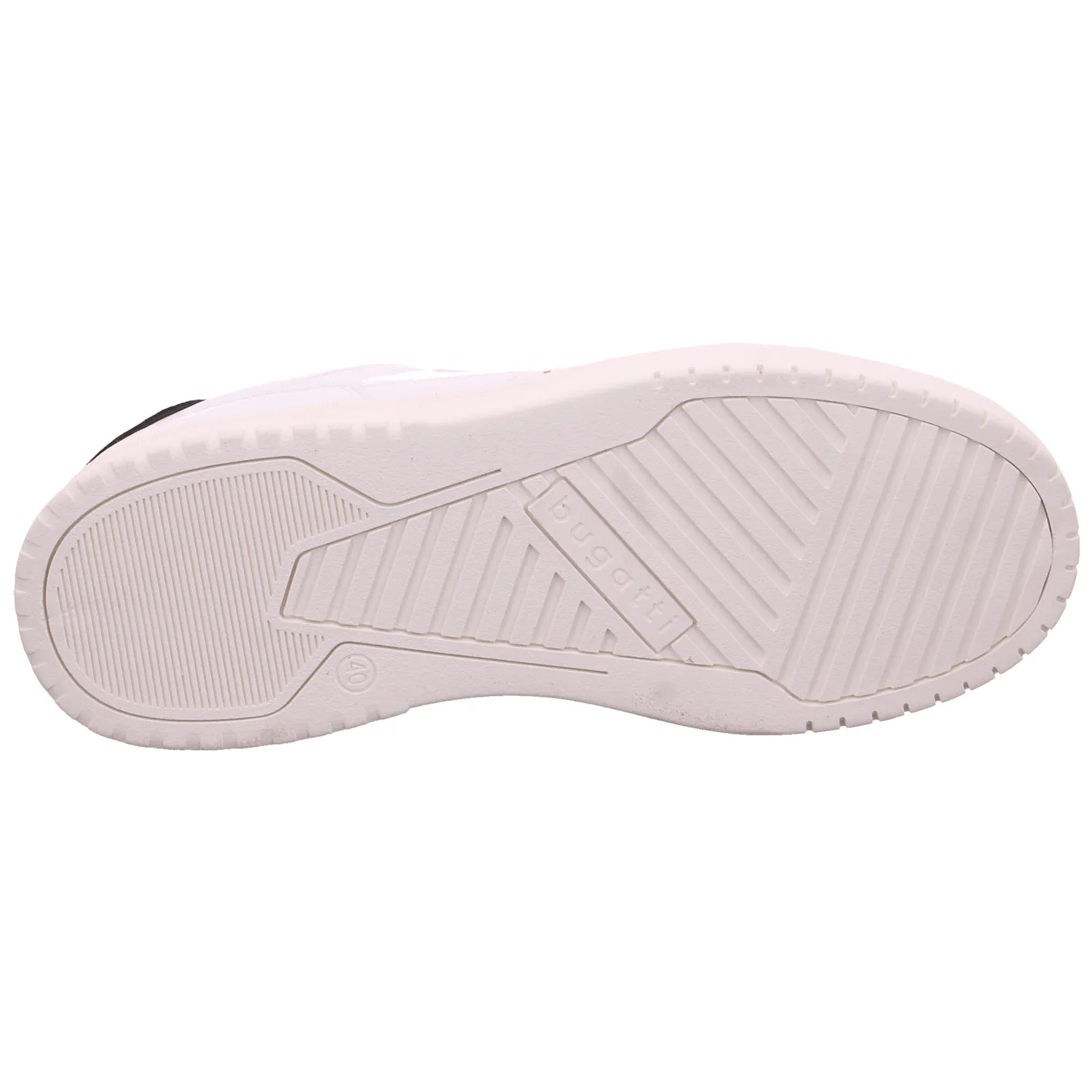 BUGATTI SHOES Halbschuhe Sneaker Weiss Lederimitat