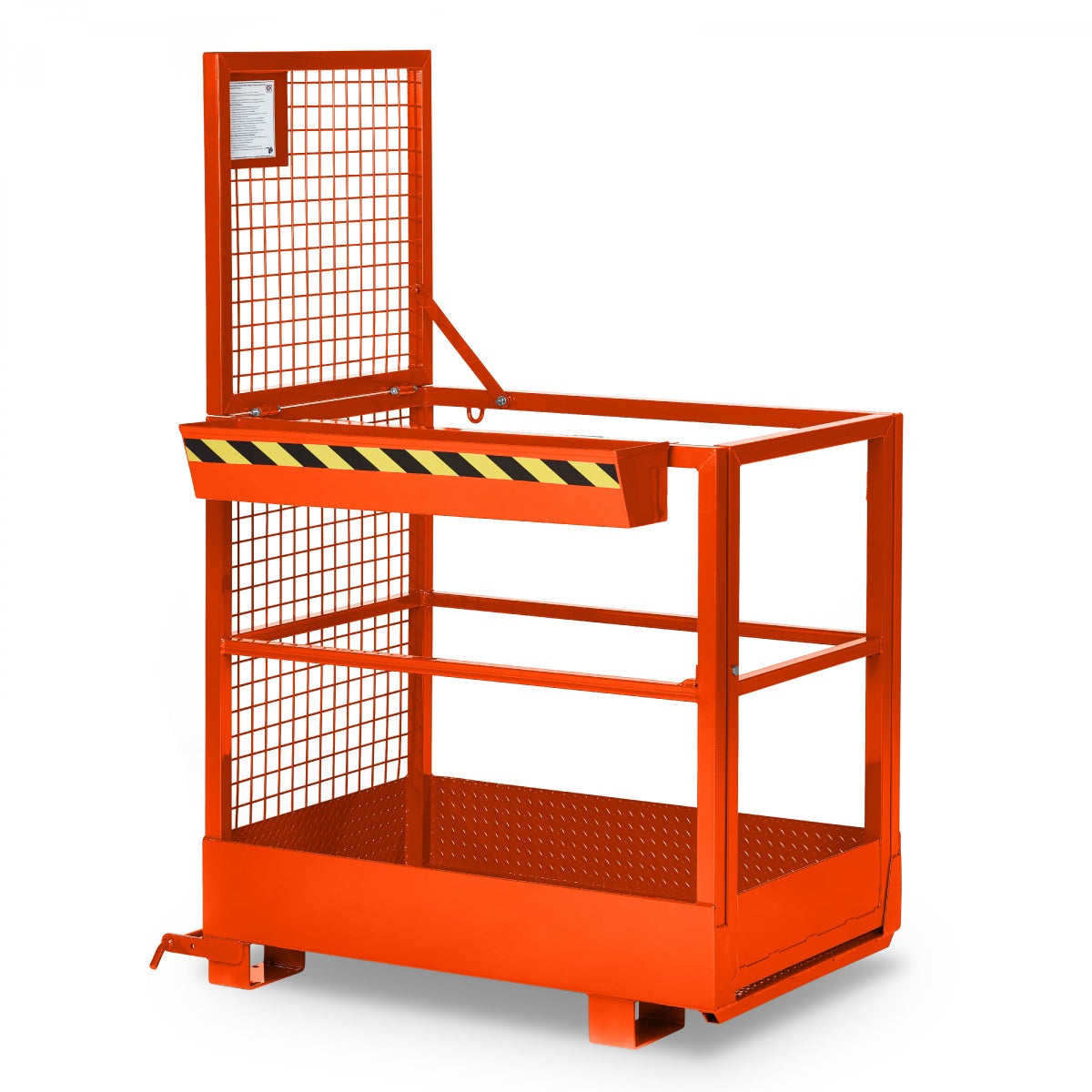 RR Industrietechnik werkmand type RAK-SLIM 800x800x1910mm RAL2004 Zuiver Oranje